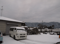 寺田農園雪化粧